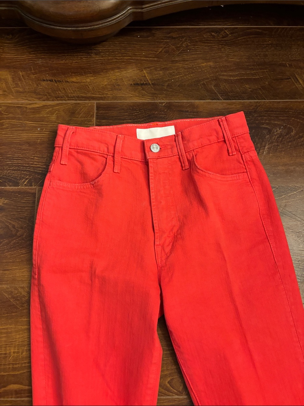 MOTHER THE HUSTLER ANKLE FRAY - THE DEVIL MAY CARE 26 $248 - Picture 9 of 16